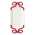 Ceramic Bow Platter - Red