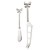 Silver Bow Cheese Knives - Set of 2