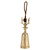 Champagne Platinum Reindeer Bell - Medium