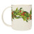 Wide Handle Mug - Holly Berry Bow
