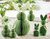 Green Flock Bunny - Mini - 5.5" H
