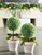 Topiary Pot with Bow - Small 6.25" H