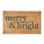 Face to Face Jute Doormat - Merry & Bright