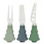 Face to Face Green Tree Handle Spreaders - Joy Peace Cheese