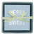 Face to Face Ceramic Tray + Napkins - Merry & Bright