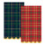 Scalloped Paper Guest Napkins - Plaid