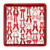 Ceramic Napkin Tray + Napkins - Red Bows