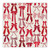 Ceramic Napkin Tray + Napkins - Red Bows