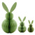 Paper Bunny - Sage Green - 16"