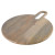 Large Round Board With Cut Out Handle - Grey Finish
