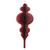 Luxe Finial Paper Ornaments - Dark Burgundy 18"