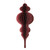 Luxe Finial Paper Ornaments - Dark Burgundy 24"