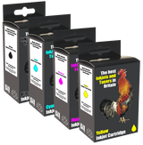 Recycled Epson Multipack Black, Cyan, Magenta, Yellow Ink Bottle Cartridges  104 C13T00P640