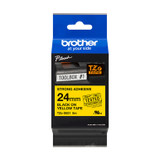 Brother TZE-S651 Black on Yellow Label Tape Cassette