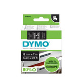 Dymo 45811 White on Black Label Tape Cassette