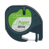 Dymo 91200 Black on White Labelling Tape