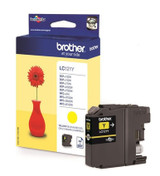 Brother LC121Y Yellow Original Ink Cartridge