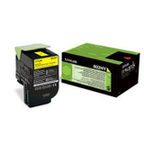 Lexmark 802HY 80C2HY0 Yellow Original Toner Cartridge