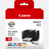 Canon PGI-1500XLBCMY 9182B004 Multipack Original Ink Cartridge