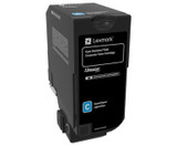 Lexmark 74C2SCE Cyan Original Toner Cartridge