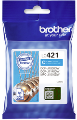 Brother LC421C Cyan Original Ink Cartridge