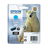 Epson T2612 C13T26124012 Cyan Original Ink Cartridge