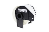 Recycled Brother DK-22205 Black on White Continuous Tape