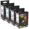 Recycled Epson Black, Cyan, Magenta, Yellow Ink Cartridges 604XL