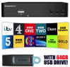 Majority Oakcastle SB200 HD Freesat Satellite Box TV Recorder + 64GB USB Pen Drive