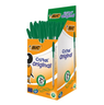 Bic Cristal Medium Ballpoint Pen Green Pk 50