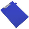 PVC A4 Clipboard PVC A4 Clipboard with Clip and Pen Holder Blue Pk 1