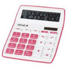 Genie 840P 10 Digit Desktop Calculator Pink