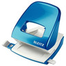 Leitz Durable Medium Duty Metal 2-Hole Punch Metallic Blue