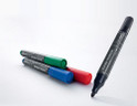 Sigel Board Marker Non-Permanent 2-3mm Line Assorted Black, Blue, Red, Green Pk 4
