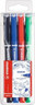 Stabilo Sensor Fineliner Pens Assorted Colours Pk 4