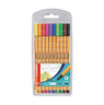 STABILO Point 88 Fineliner Pens Assorted Pk 10