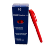 Fineliner Pen 0.4mm Red Pk 10