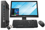 HP Elitedesk 800 G2 i5-6500T PC With Monitor, Keyboard & Mouse