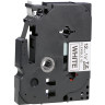 Recycled Brother TZE-FX231 Black on White Label Tape Cassette