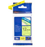 Brother TZE-C31 Black on Yellow Labelling Tape