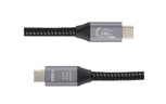 Kenable USB4 40Gbps 240W Cable USB-C to USB-C with Metal Plugs Supports 8K 60Hz 1 Metre