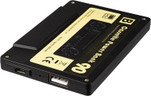OTHER Retro Cassette Tape Power Bank Emergency 2500mAh Phone Charger