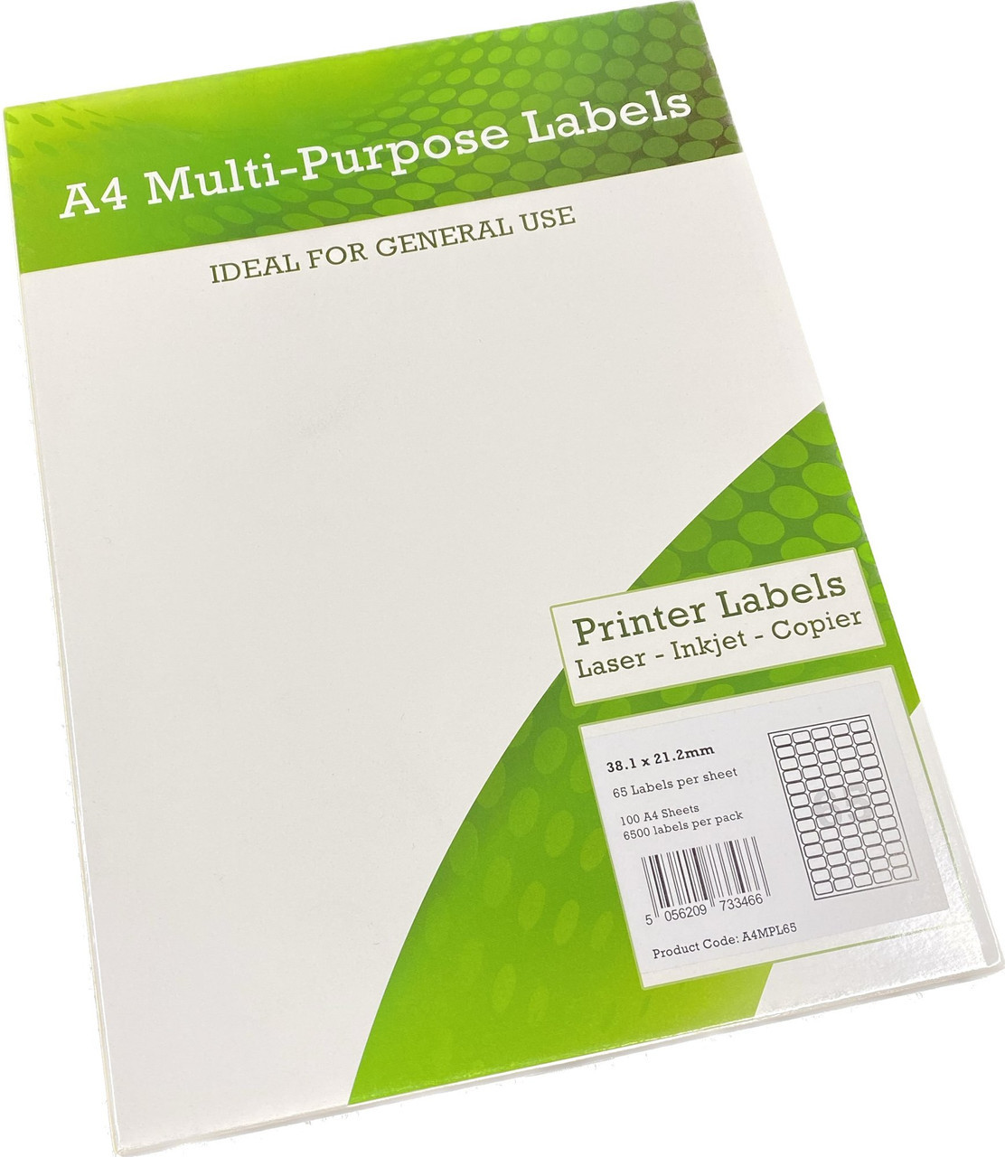 A4 Multipurpose Labels 65 Per Sheet - Making IT Green