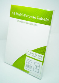 A4 Multipurpose Labels 6 Per Sheet