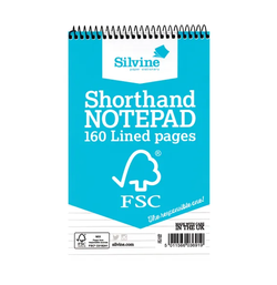Silvine Notebook Spiral Bound 60gsm Pk 10