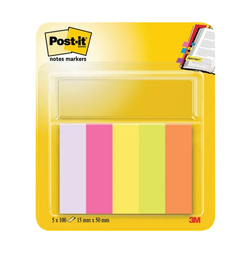Post-it Page Markers Assorted Pk 500