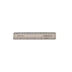 Q-Connect Acrylic Shatter Resistant Ruler 15cm Clear Pk 10