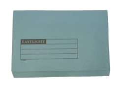 Eastlight Document Wallet Full Flap A4 / Foolscap 280gsm Blue Pk 50