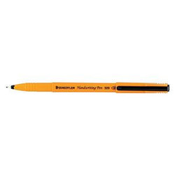 Staedtler 309 Handwriting Pen Fibre Tipped Black Pk 10