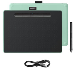 Wacom Intuos M Bluetooth Drawing Graphics Tablet for Windows, Mac and Chromebook